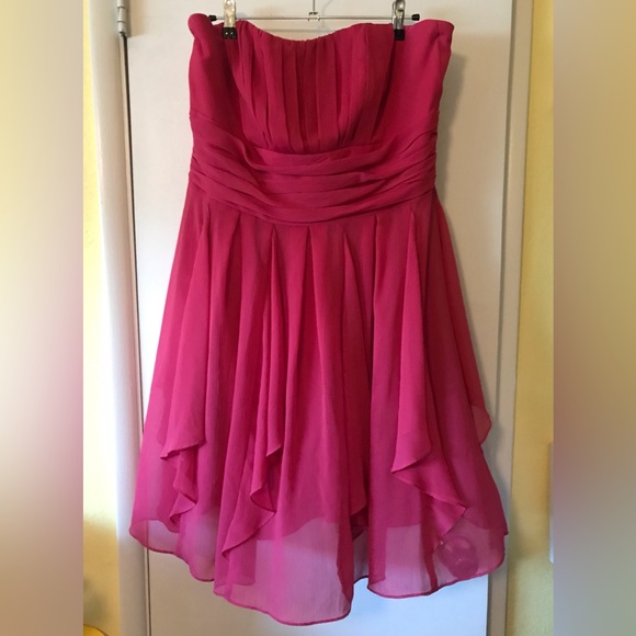 David's Bridal Dresses & Skirts - Bright pink/fuchsia dress